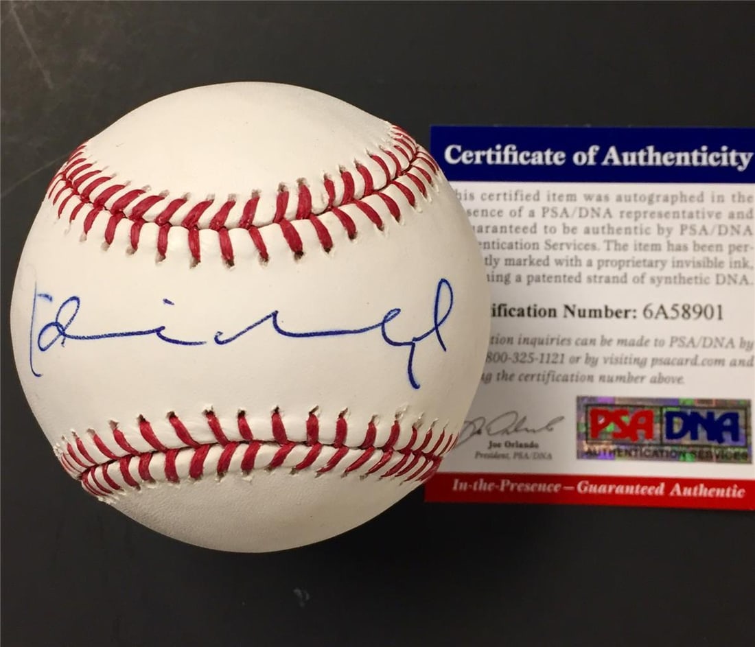 Idina Menzel Signed Major League Baseball PSA Witness COA Frozen Wicked (1 of 2)