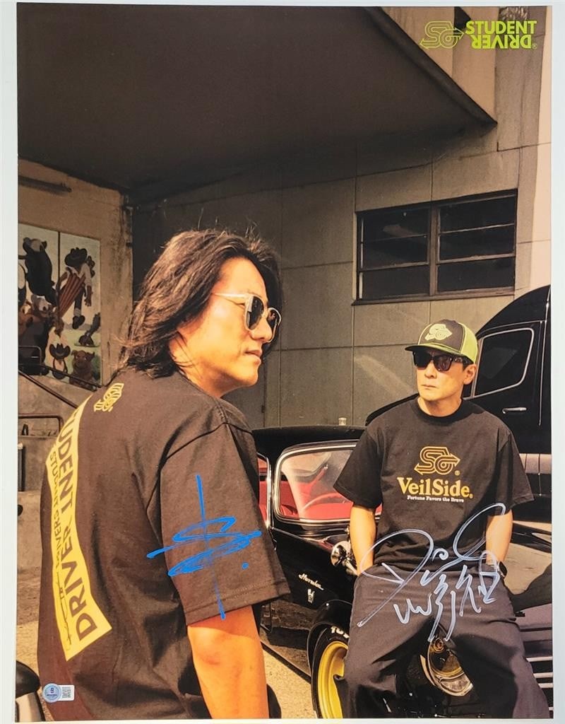Sung Kang Daniel Wu Signed LE Fast & Furious 18x24 Photo Beckett (1 of 5)