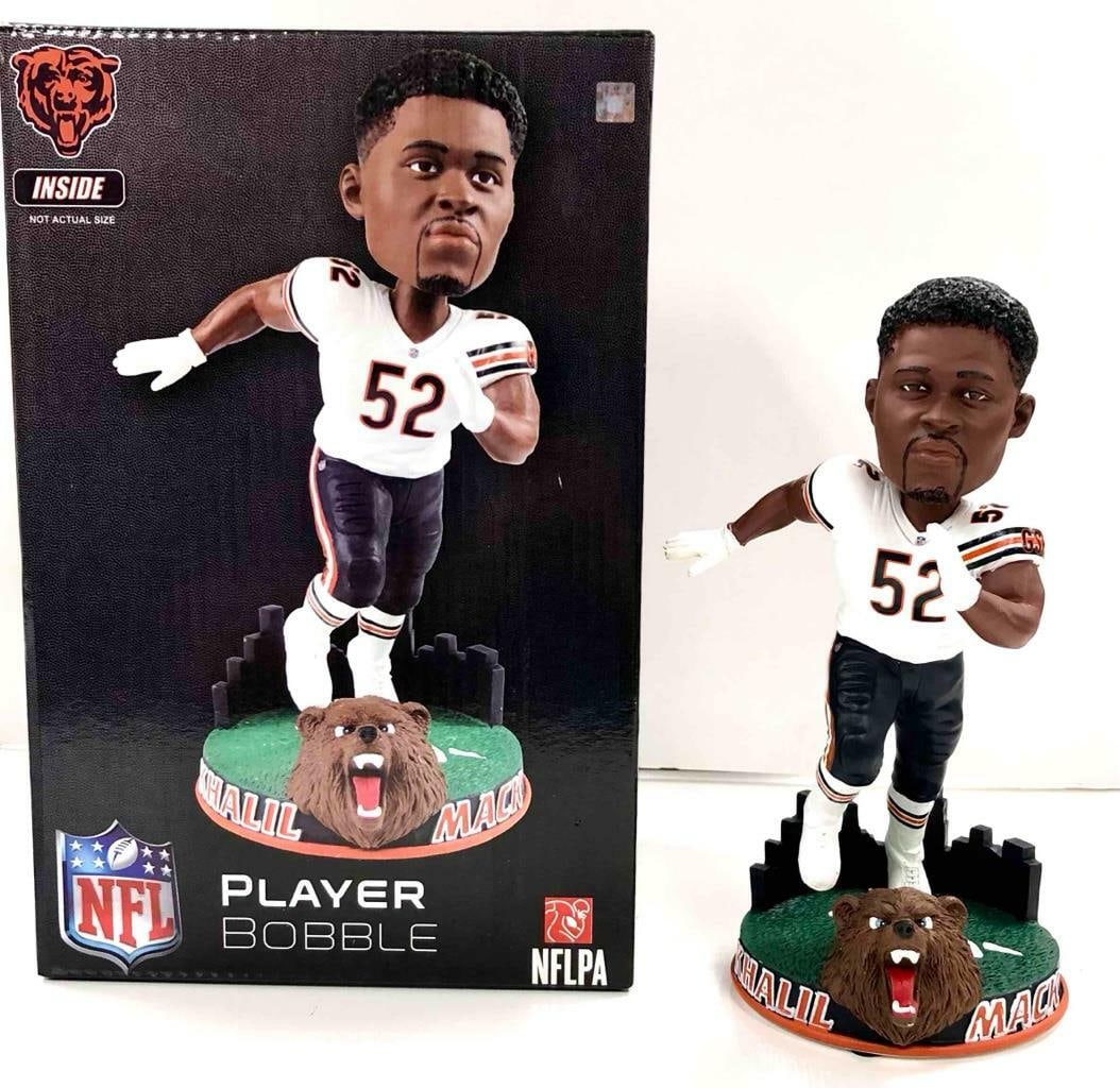 Chicago Bears Khalil Mack City Skyline Limited Edition Bobblehead by Forever Collectibles (1 of 7)