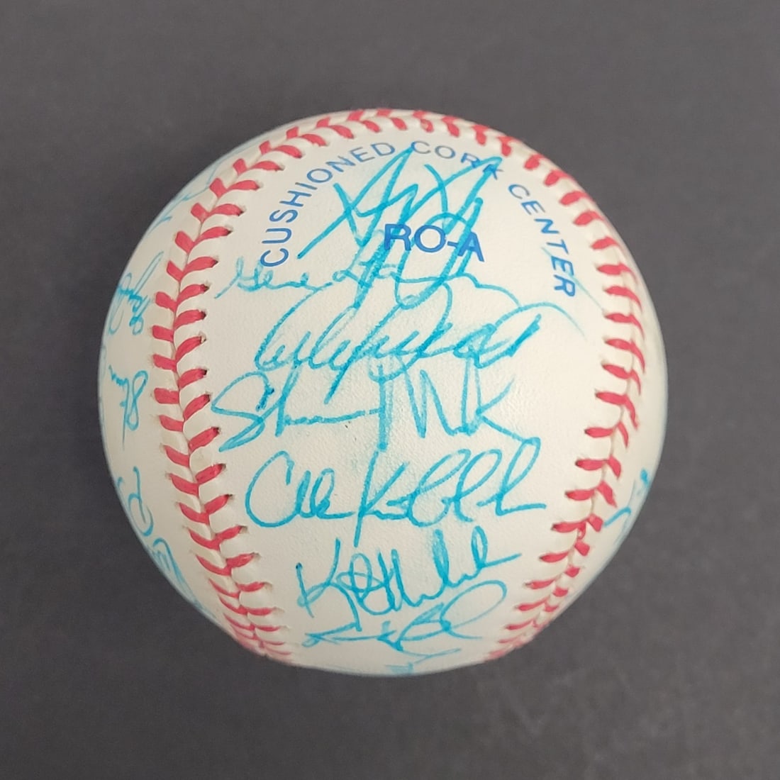 1991 Minnesota Twins Team Autographed Baseball with JSA Letter of Authenticity (1 of 8)