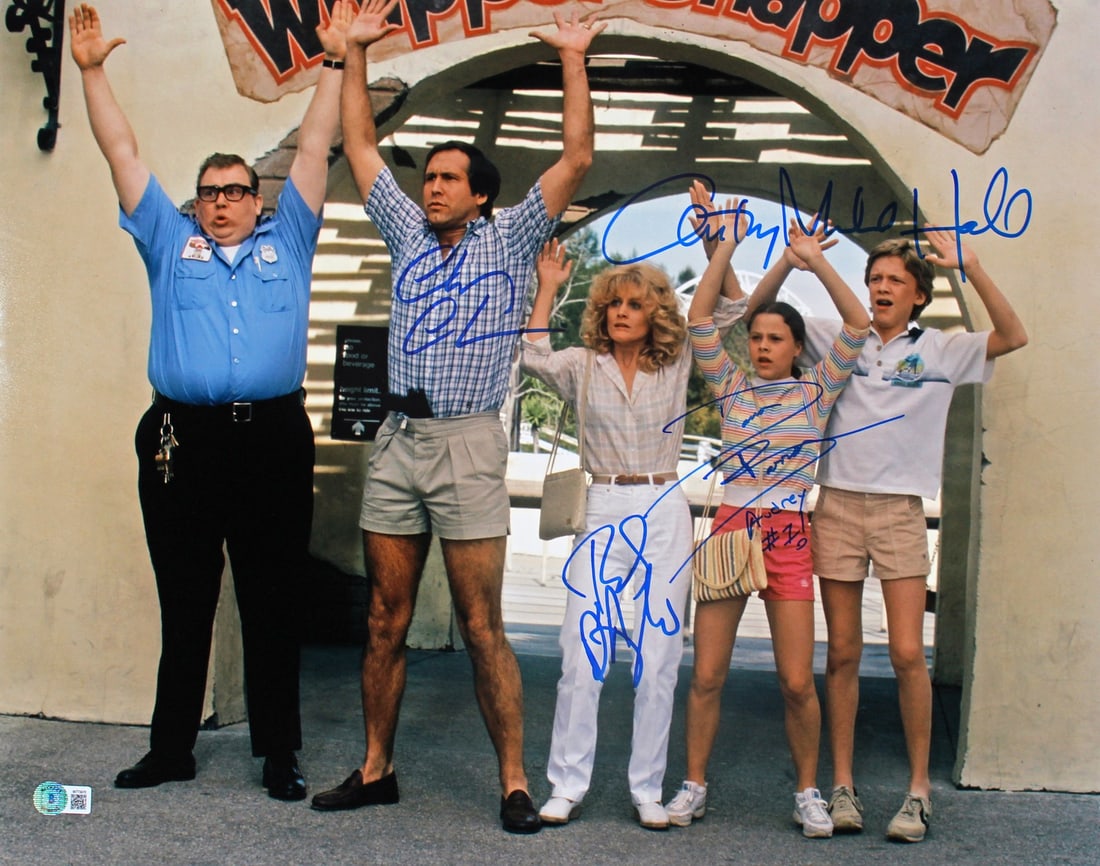 National Lampoon's Vacation Signed 16x20 Photo by Chase D'Angelo Hall Barron BAS Authenticated: National Lampoon's Vacation Signed 16x20 Photo by Chase D'Angelo Hall Barron BAS Authenticated This stunning 16x20 photograph from the iconic film National Lampoon's Vacation features the authentic si