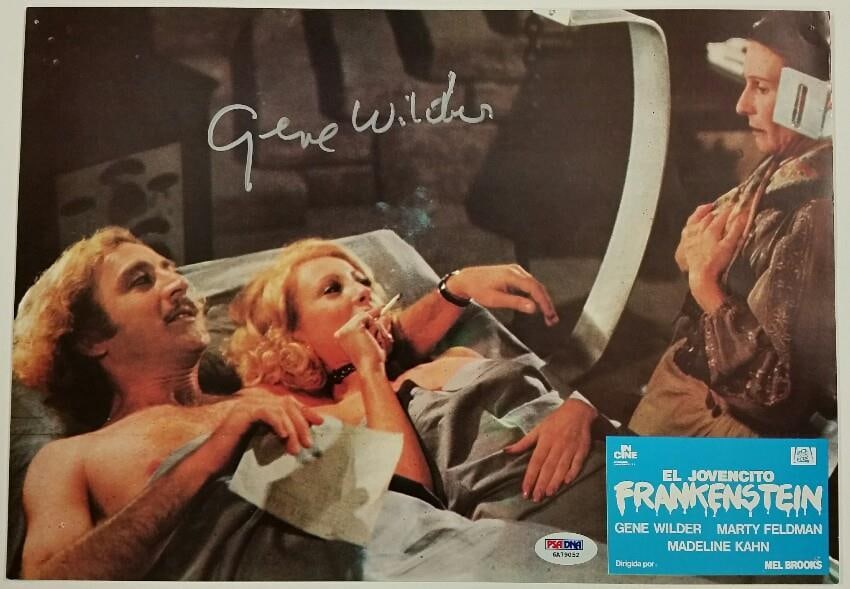 Young Frankenstein Lobby Card Signed by Gene Wilder with PSA DNA Authentication (1 of 2)