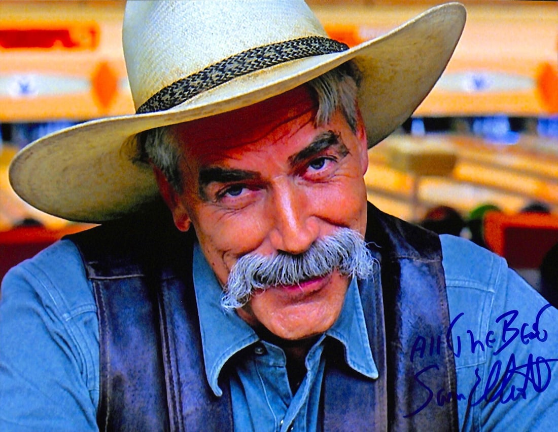 11x14 Photograph Signed by Sam Elliott from The Big Lebowski Beckett Authenticated (1 of 1)