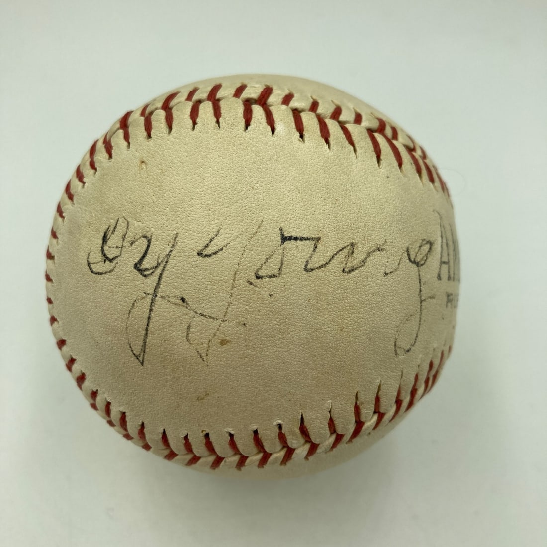 Cy Young Signed American League Baseball with PSA DNA COA: Cy Young Signed American League Baseball with PSA DNA COA This beautiful American League baseball is single signed by the legendary pitcher Cy Young, renowned as the namesake of the most prestigious a