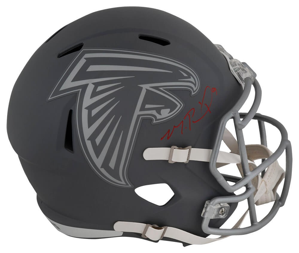 Michael Penix Jr Signed Atlanta Falcons Riddell Full Size Helmet COA (1 of 1)