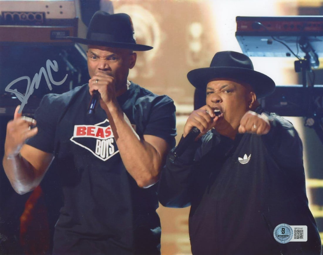 Darryl McDaniels Signed 8x10 Photograph Run DMC BAS Authenticated (1 of 1)