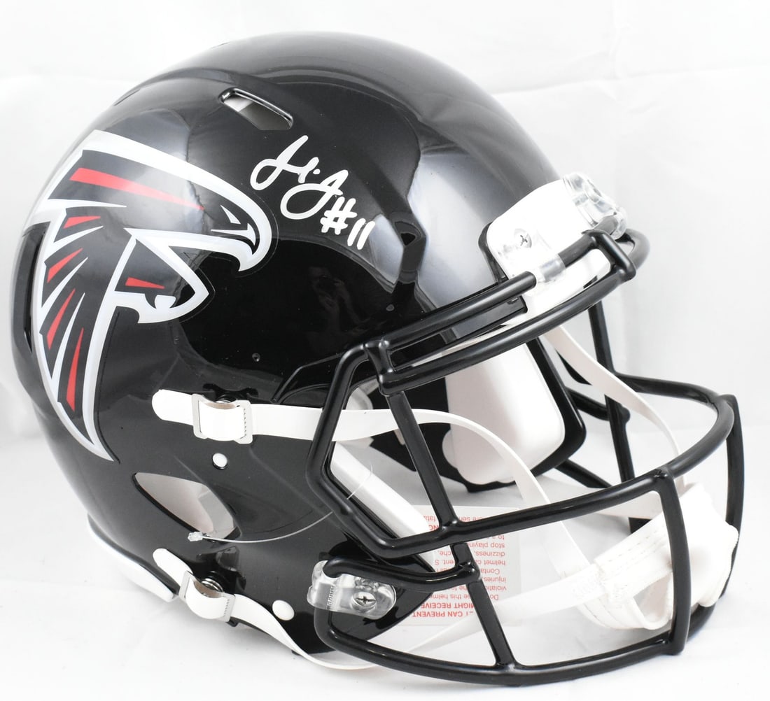 Atlanta Falcons Full Size Speed Authentic Helmet Signed by Julio Jones Beckett Holo (1 of 5)