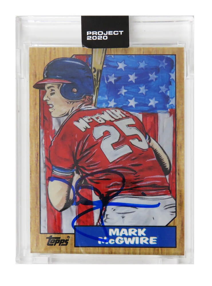 Mark McGwire Autographed Topps Project 2020 Card #81 by Blake Jamieson with COA (1 of 2)