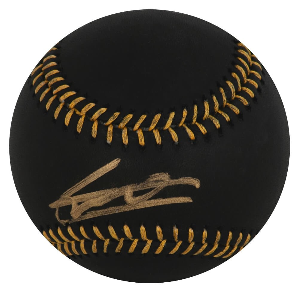 Vladimir Guerrero Jr Signed Rawlings Black MLB Baseball JSA COA (1 of 1)