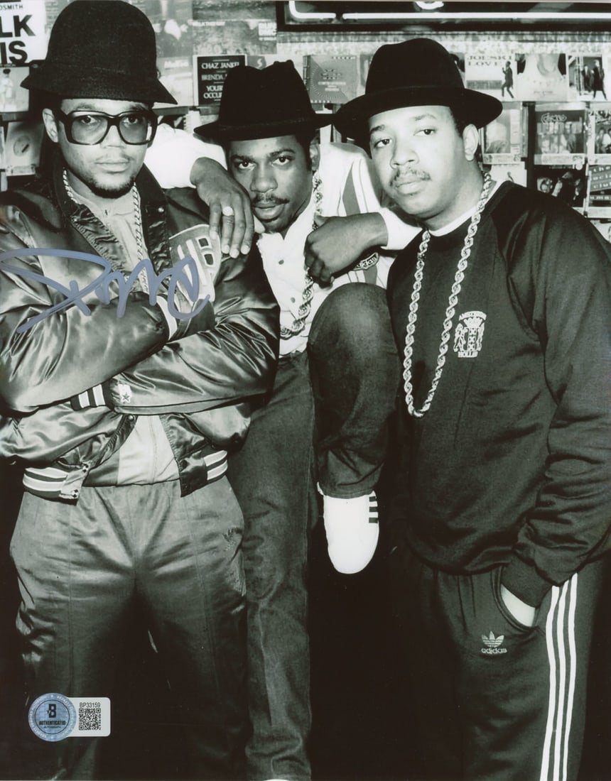 Darryl McDaniels Run DMC Signed 8x10 Photo Beckett Authenticated (1 of 1)