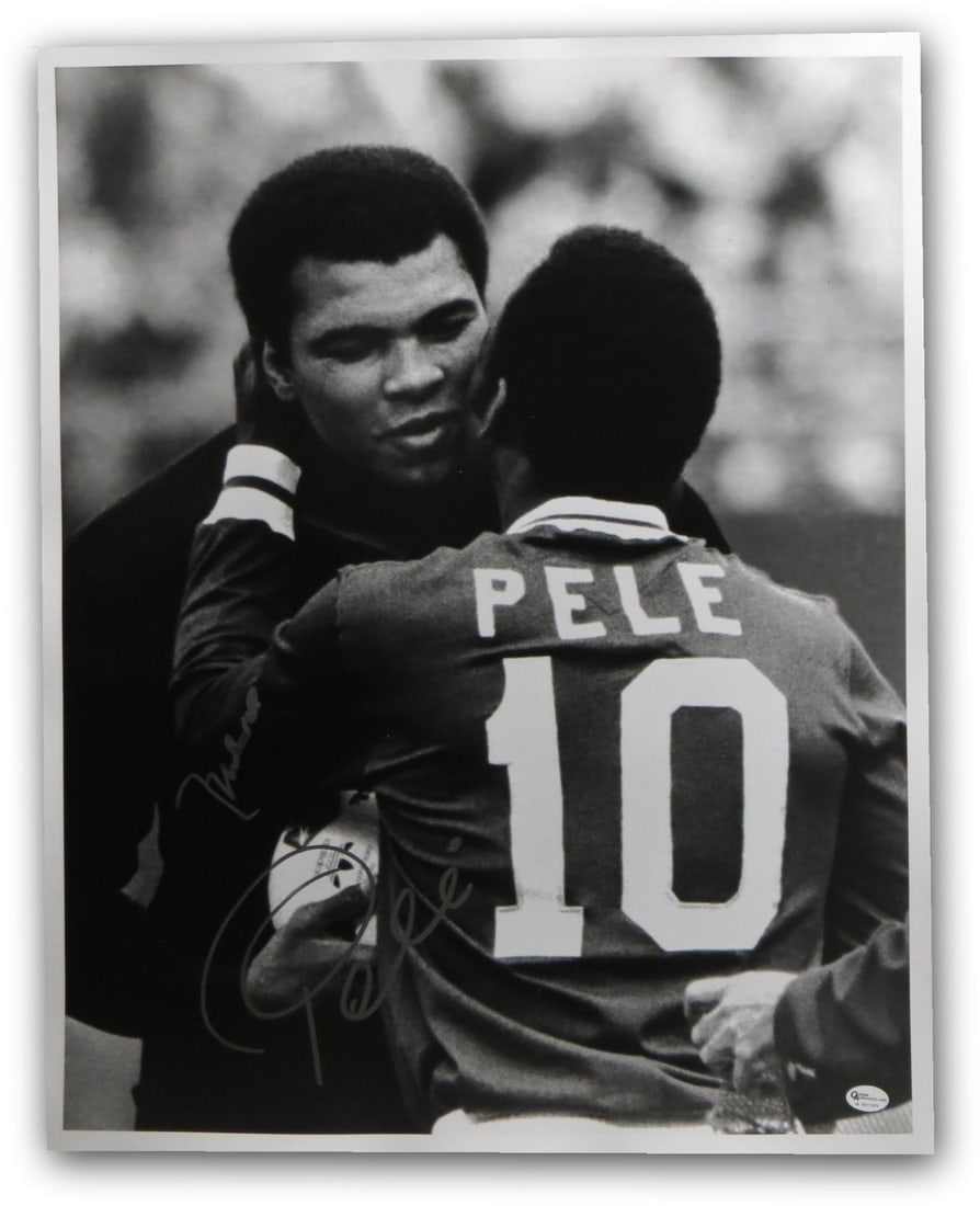 Muhammad Ali Pele Signed 16X20 Photo Autographed Online Authentics (1 of 3)