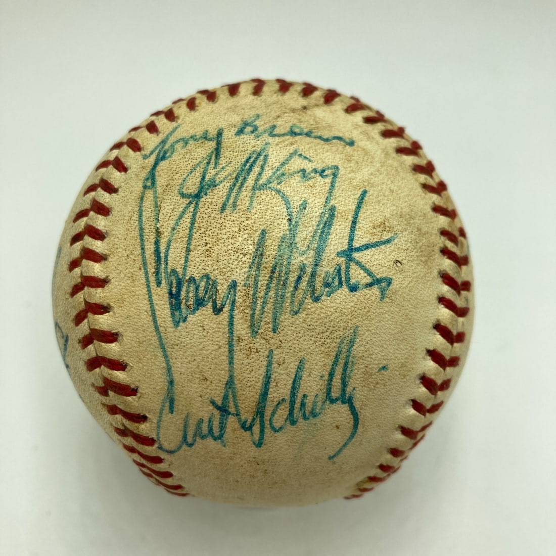 1988 Eastern League All Star Team Signed Baseball Featuring Curt Schilling (1 of 9)