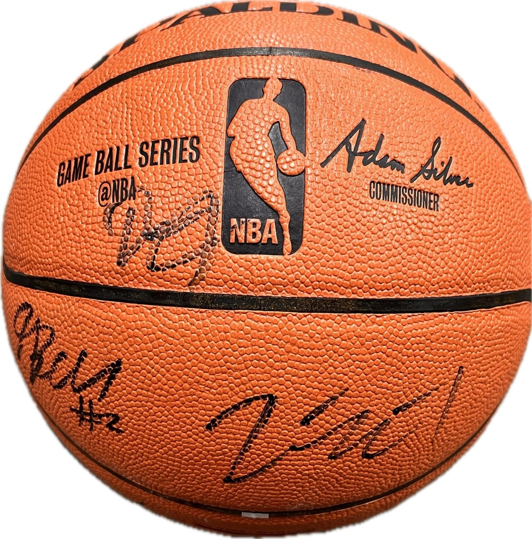 2017-18 Golden State Warriors Signed Basketball PSA/DNA Autographs Curry Durant Thompson Kerr (1 of 7)