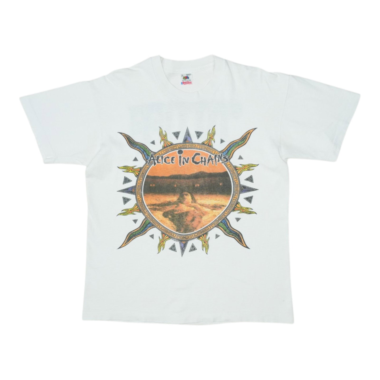 Vintage 1992 Alice In Chains Dirt Album Graphic T-Shirt White Cotton Large (1 of 9)