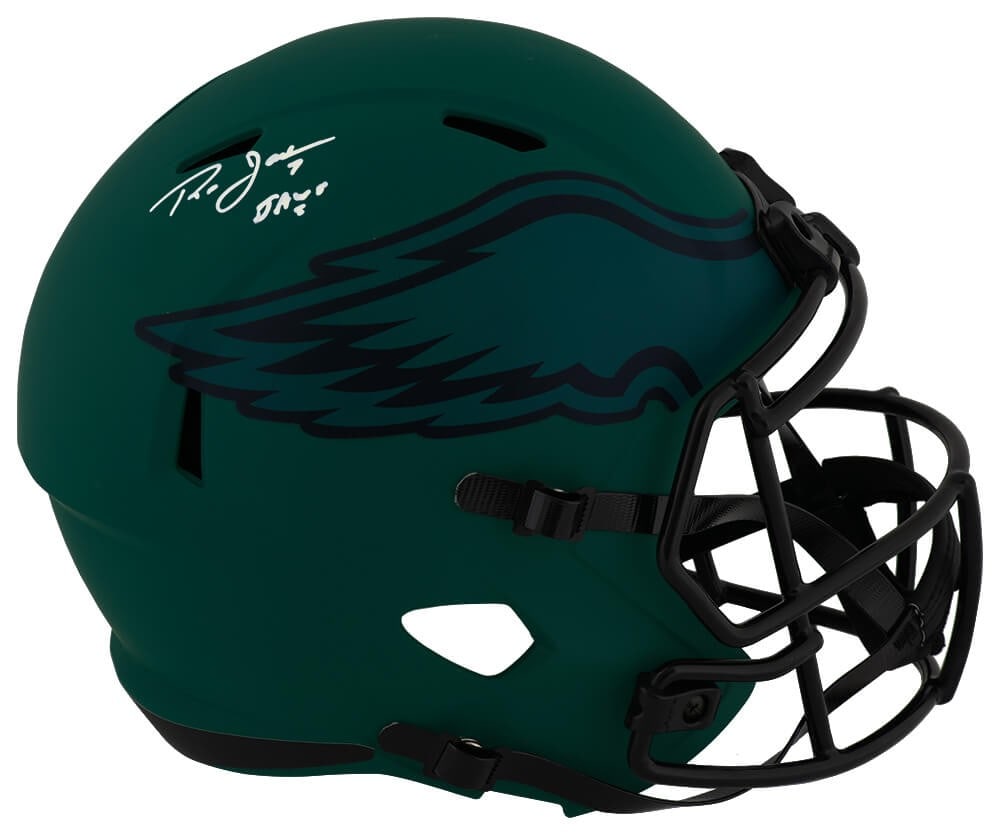 Ron Jaworski Signed Eagles RAVE Riddell F/S Replica Helmet with JAWS Inscription (1 of 1)