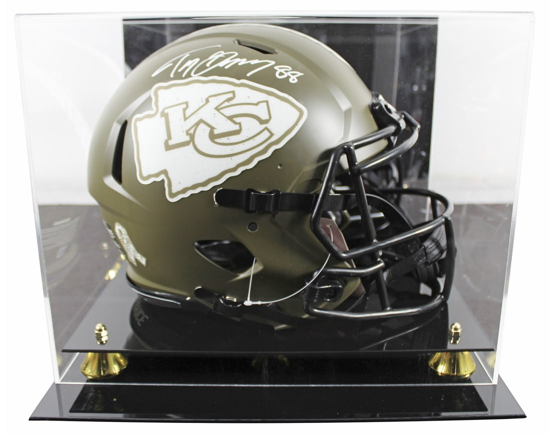 Tony Gonzalez Signed Chiefs Full Size Helmet with Beckett Authentication (1 of 4)