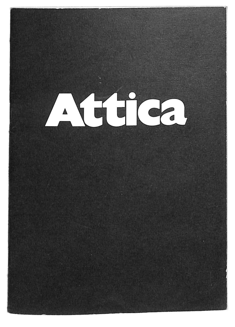Attica 1971 Prison Riot New York State Commission Photo Collection and Pamphlet (1 of 14)