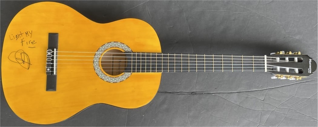 Jose Feliciano Signed Acoustic Guitar Inscribed Light My Fire Beckett Authenticated (1 of 4)