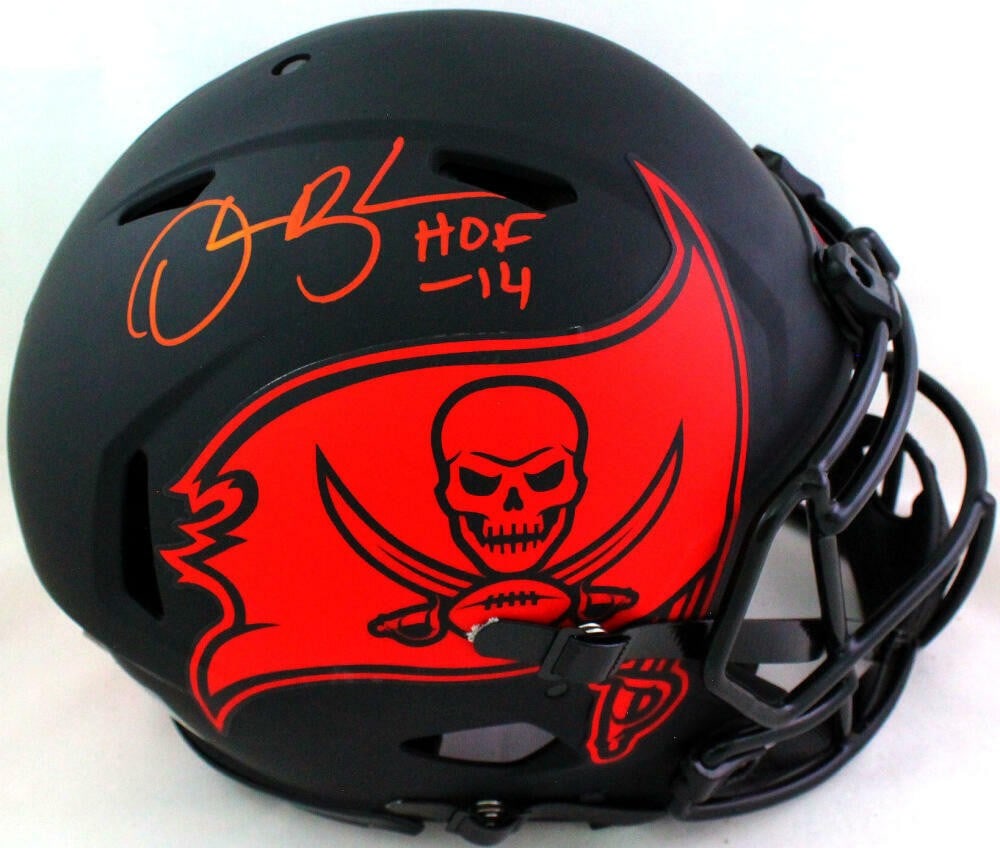 Derrick Brooks Signed Tampa Bay Bucs Eclipse Speed Helmet Beckett Authenticated (1 of 5)