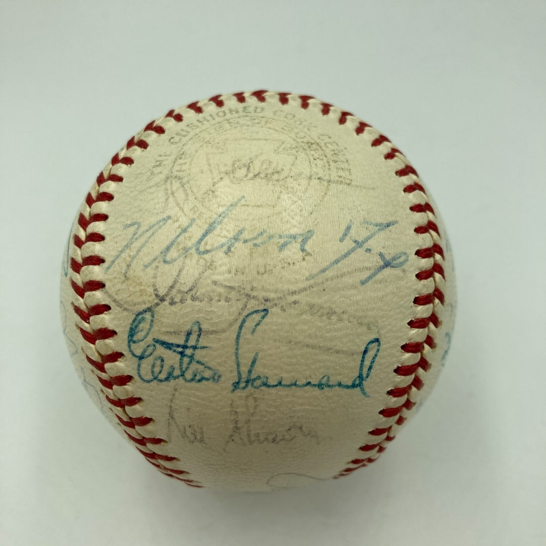 1963 All Star Game Team Signed Baseball JSA Authenticated Fox Berra Maris (1 of 10)