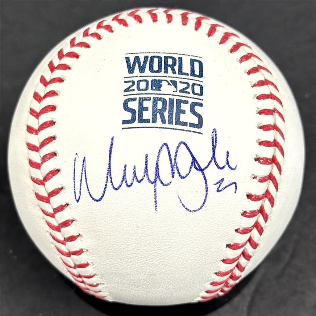 Walker Buehler Signed 2020 World Series Baseball BAS Certified (1 of 3)