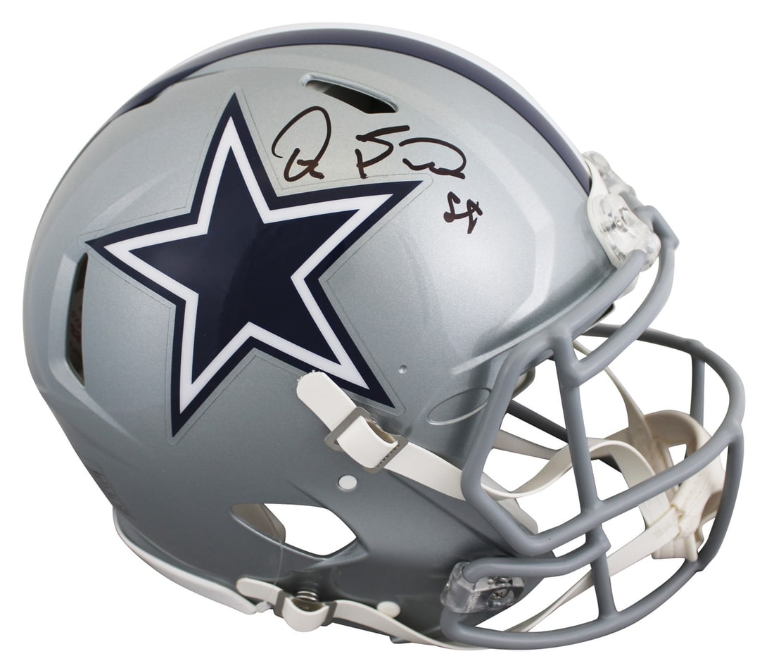 Dez Bryant Signed Dallas Cowboys Full Size Riddell Helmet BAS Witnessed (1 of 3)