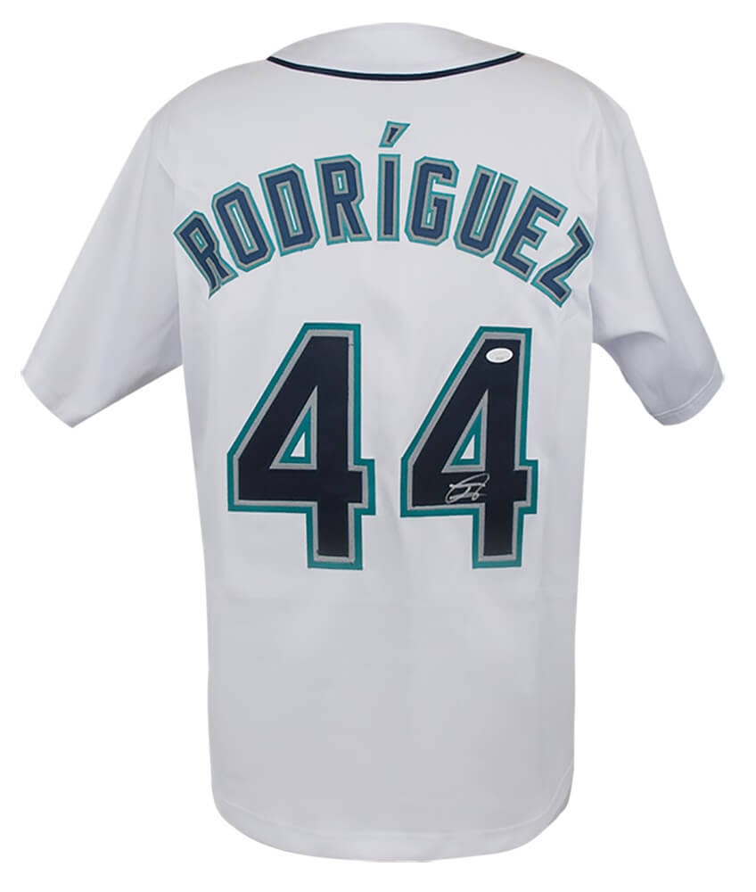 Julio Rodriguez Signed Mariners White Jersey with JSA COA (1 of 3)