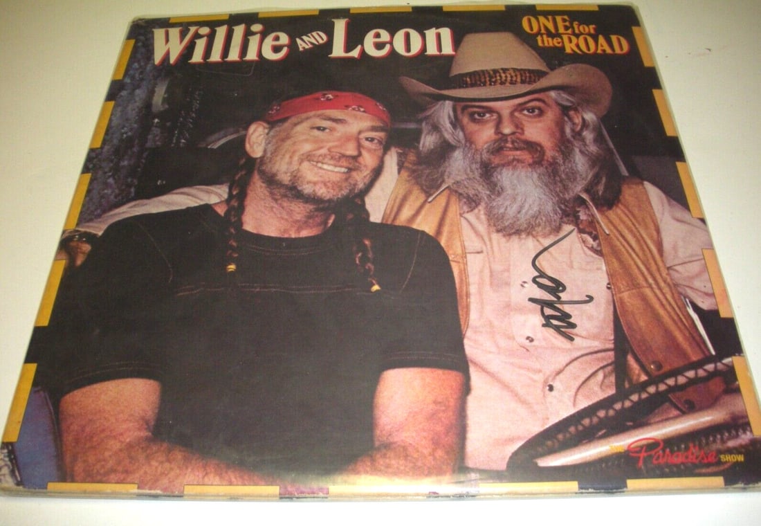 Signed Willie Nelson One for the Road Album Beckett Authenticated Autograph (1 of 2)