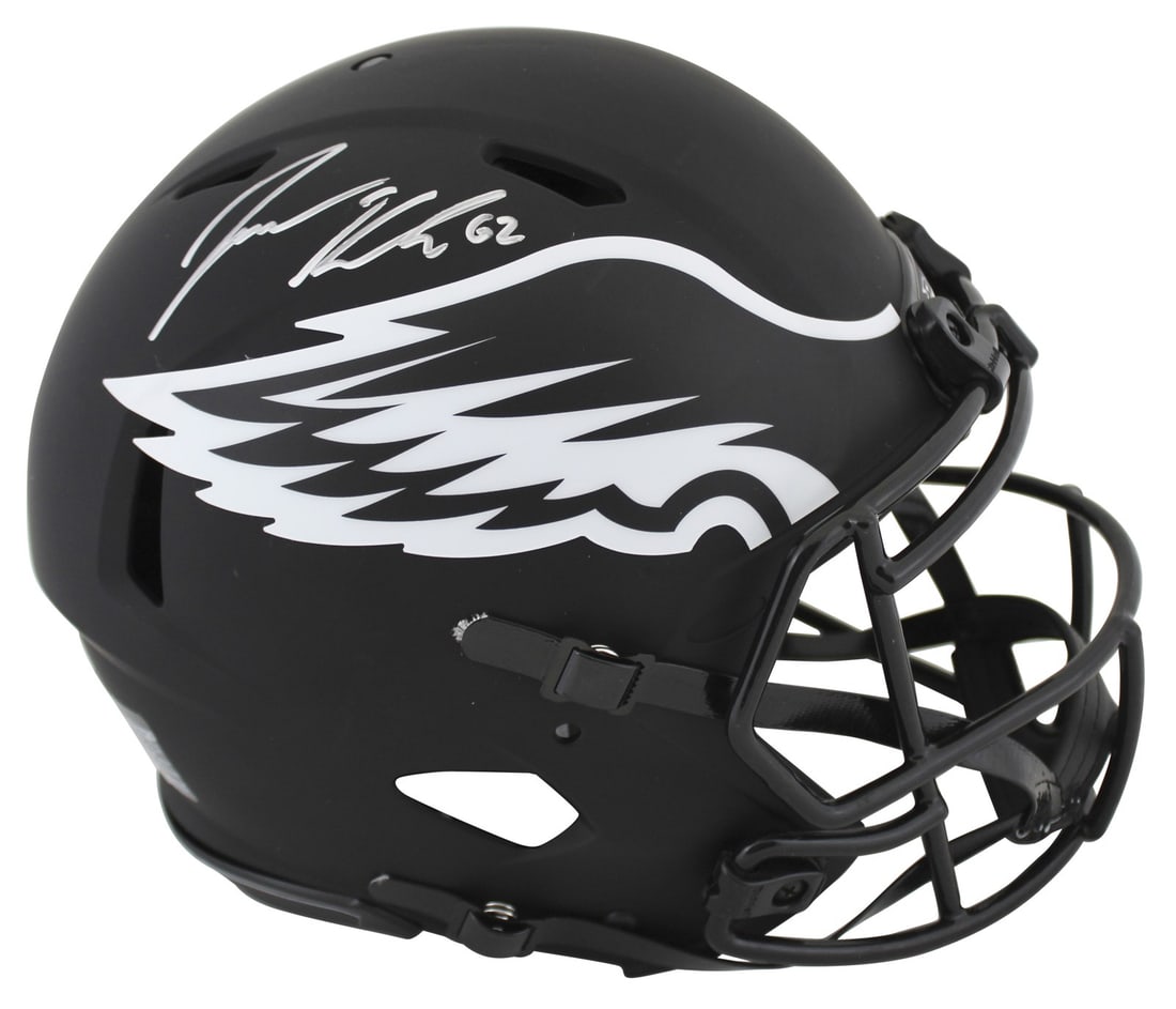 Jason Kelce Autographed Philadelphia Eagles Eclipse Speed Proline Helmet PSA Certified (1 of 3)