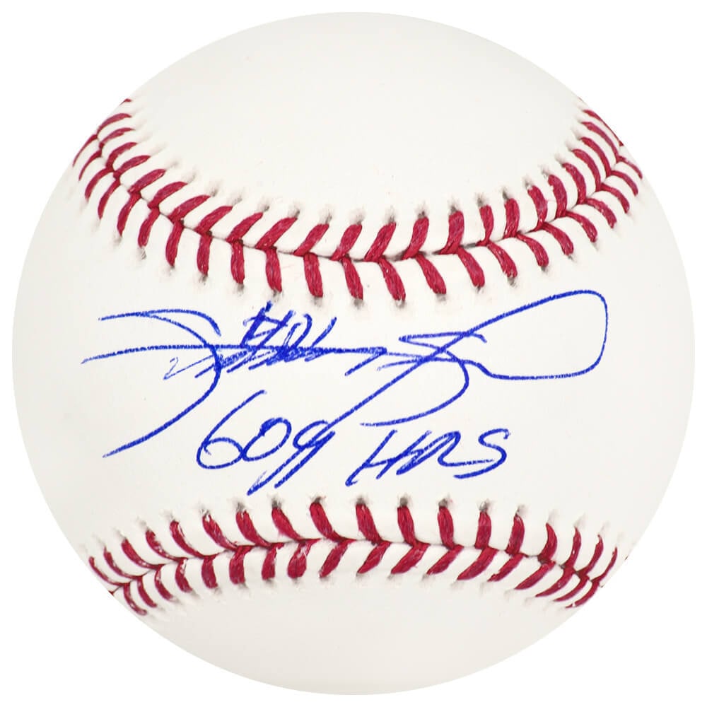 Sammy Sosa Signed Rawlings MLB Baseball 609 HRs Inscription with COA (1 of 1)