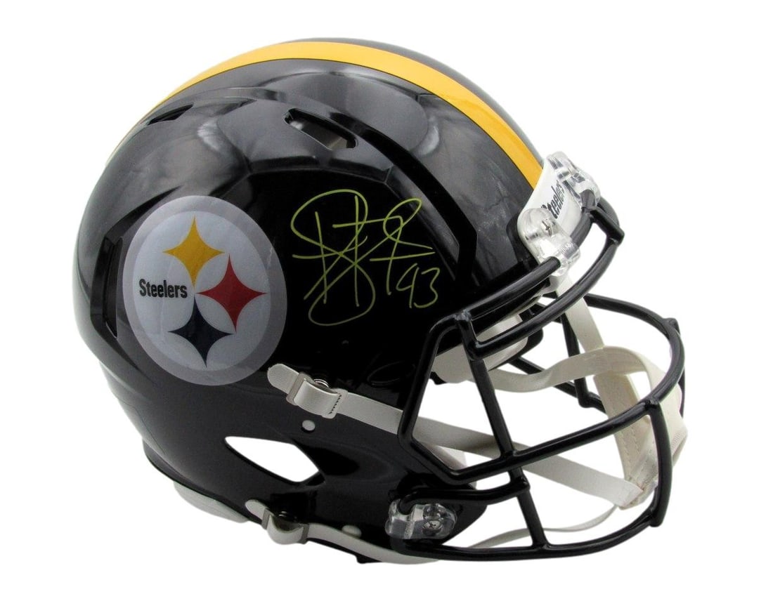 Troy Polamalu Signed Full-Size Speed Helmet Steelers Beckett Authenticated (1 of 5)