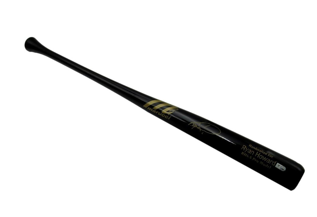 Ryan Howard Signed Marucci Baseball Bat Philadelphia Phillies MLB Hologram (1 of 4)