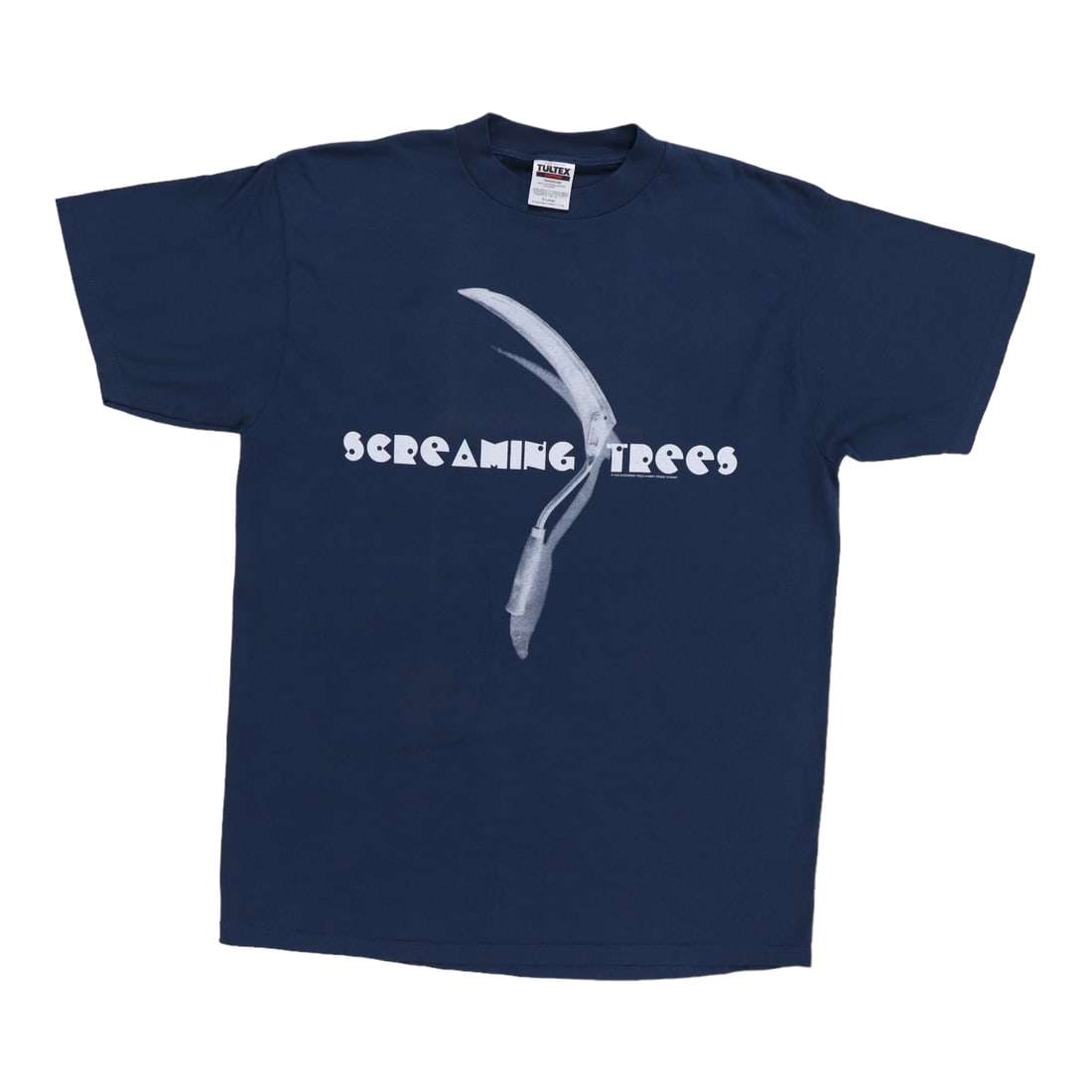 Vintage 1996 Screaming Trees Dust Tour Blue Cotton Graphic T-Shirt XL (1 of 6)