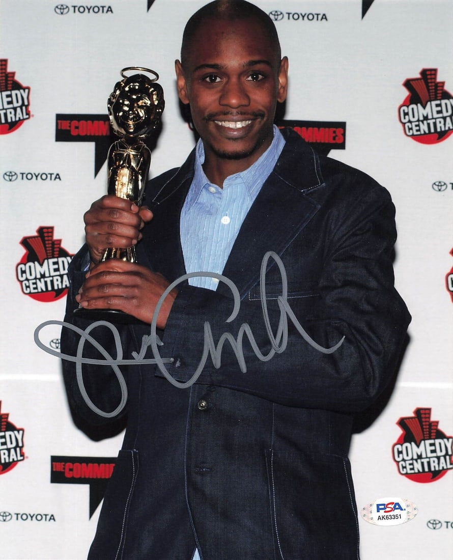 Dave Chappelle PSA/DNA Authenticated Signed 8x10 Photo (1 of 1)