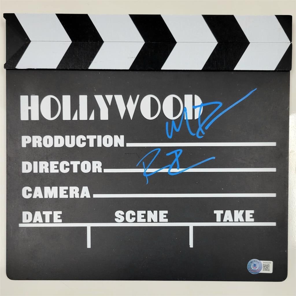 Stranger Things Duffer Brothers Signed Clapper Board with Beckett Authentication (1 of 3)
