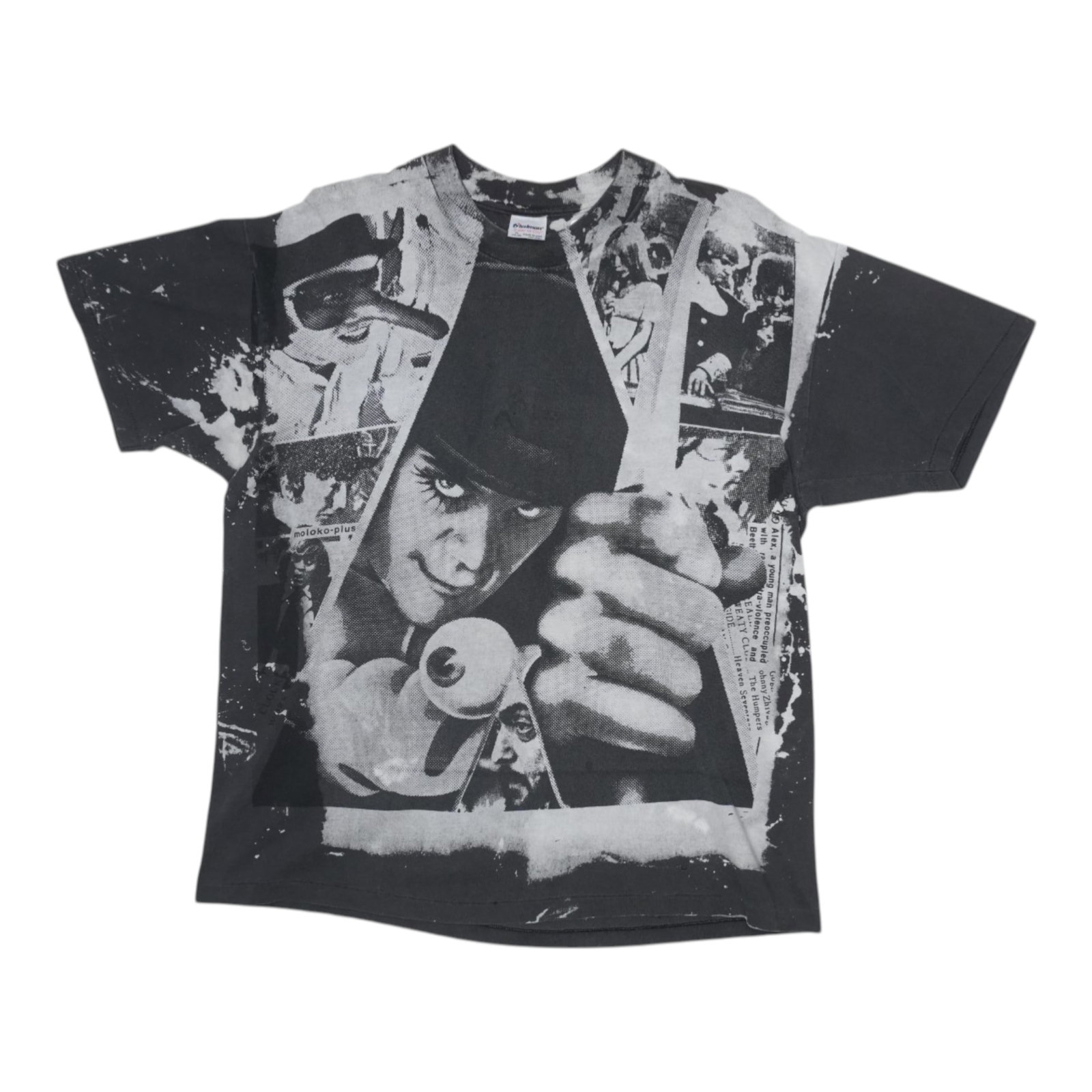 Vintage 1990s Mosquitohead A Clockwork Orange Black Cotton T-Shirt XL (1 of 3)