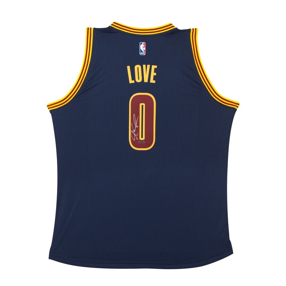 Kevin Love Autographed Blue Swingman Jersey Cleveland Cavaliers Upper Deck (1 of 3)