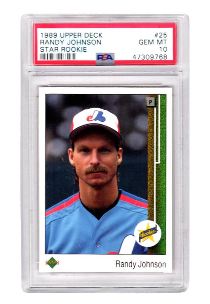 Randy Johnson 1989 Upper Deck Baseball Rookie Card PSA 10 GEM MINT (1 of 2)