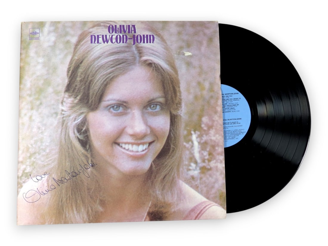 Debut Album Record Jacket Signed by Olivia Newton-John with Beckett COA (1 of 4)