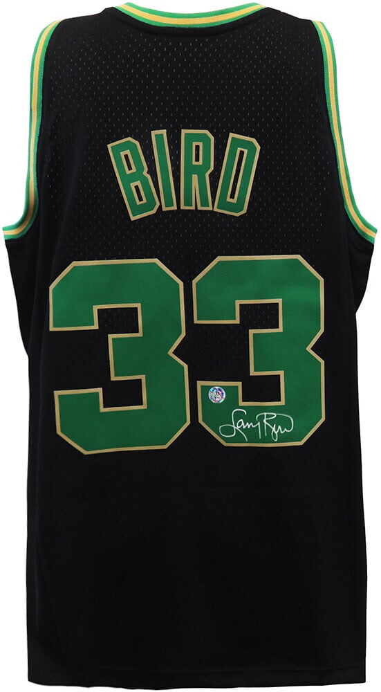 Larry Bird Signed Celtics Black Alternate Jersey Mitchell & Ness (1 of 2)