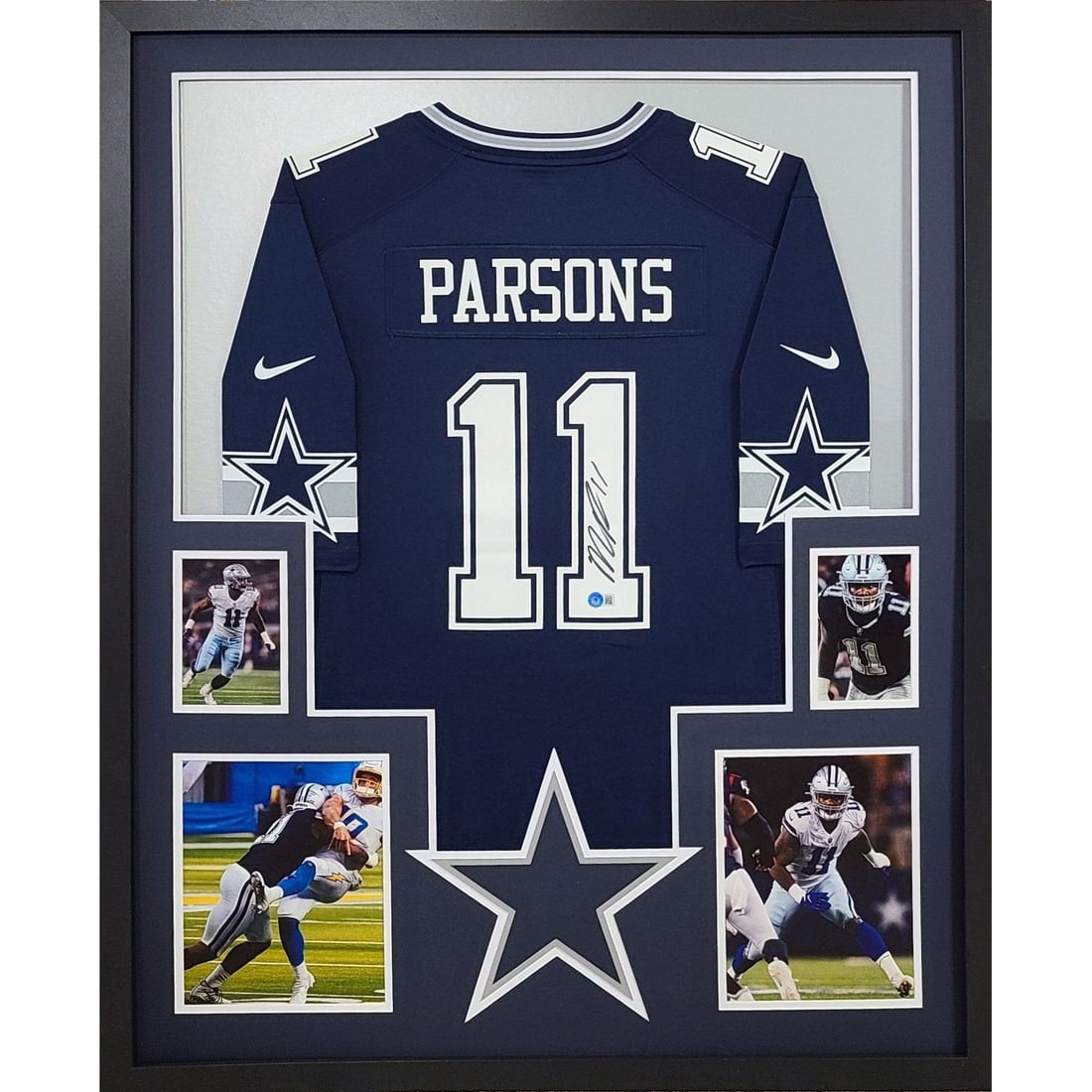 Micah Parsons Signed Framed Jersey Beckett Authenticated Dallas Cowboys: Micah Parsons Signed Framed Jersey Beckett Authenticated Dallas Cowboys This is an autographed Micah Parsons framed jersey, a must-have for any Dallas Cowboys fan. The jersey is authenticated by Becke