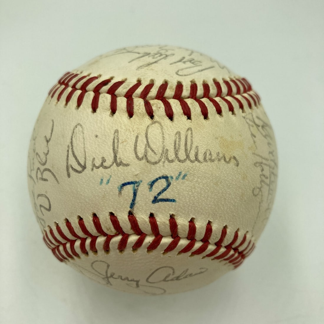 1972 Oakland Athletics Signed Baseball with JSA COA 27 Signatures: 1972 Oakland Athletics Signed Baseball with JSA COA 27 Signatures Celebrate the legacy of baseball with this original 1972 Oakland Athletics World Series Champions team signed baseball. This official