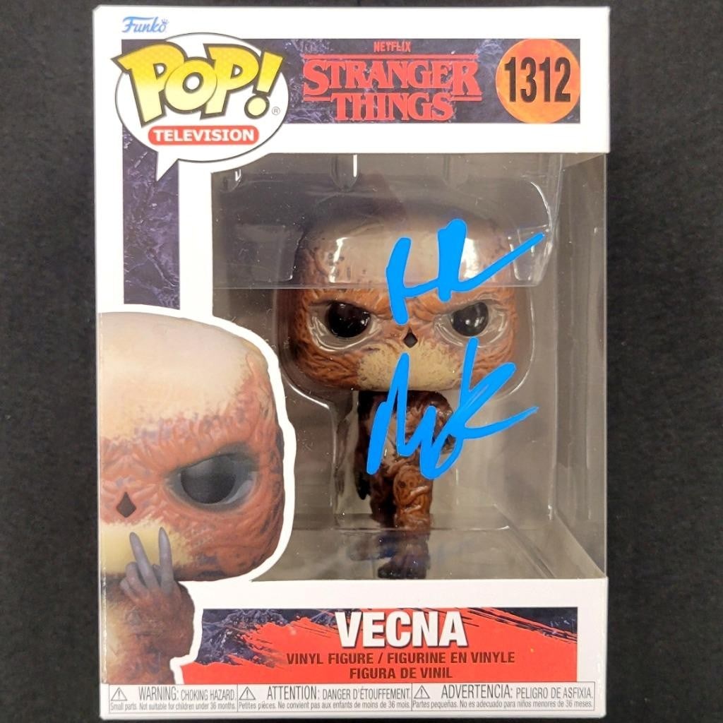 Stranger Things Vecna Funko Pop autographed by Ross and Matt Duffer Beckett authenticated (1 of 6)