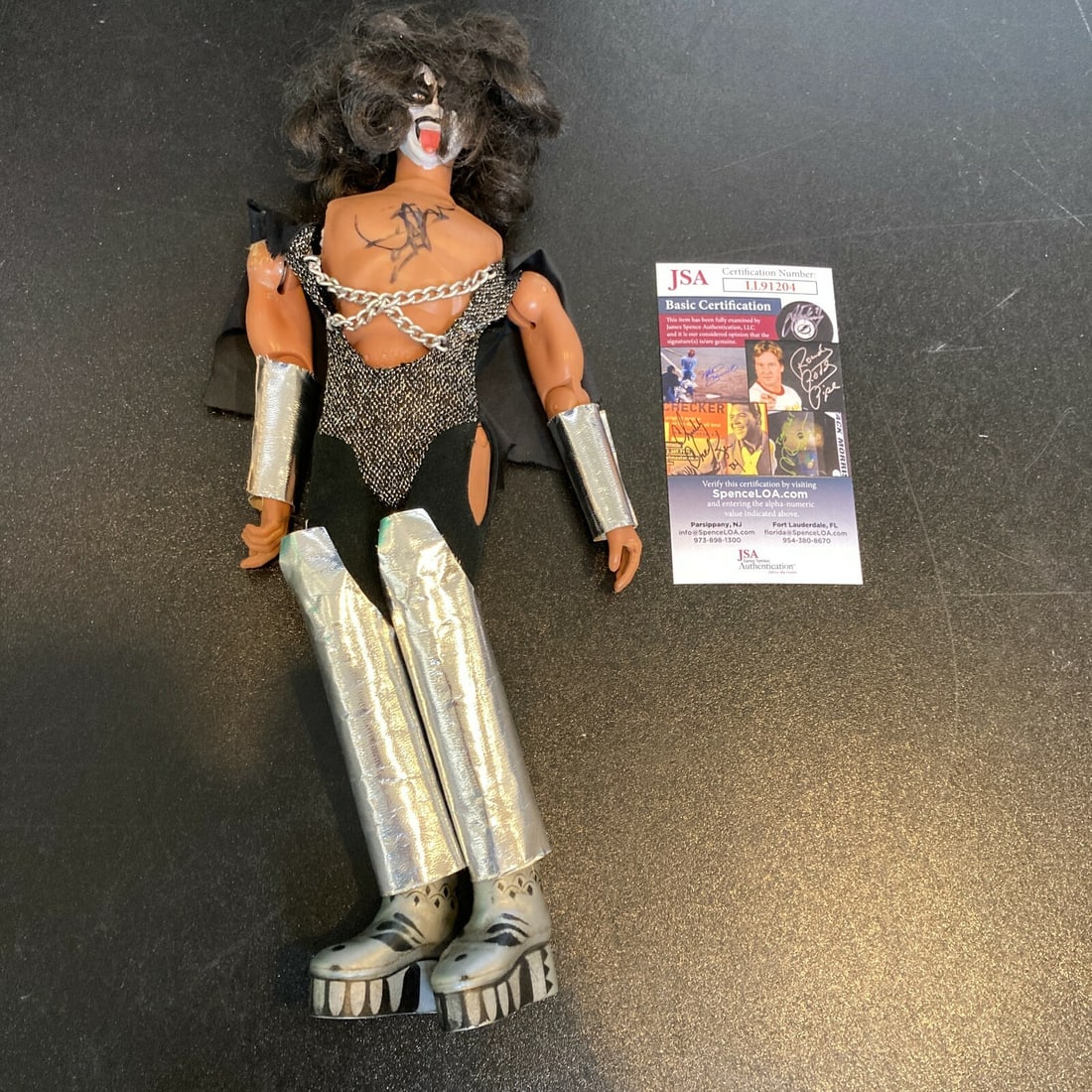 Gene Simmons 1978 Kiss Mego Action Figure Signed with JSA COA (1 of 10)