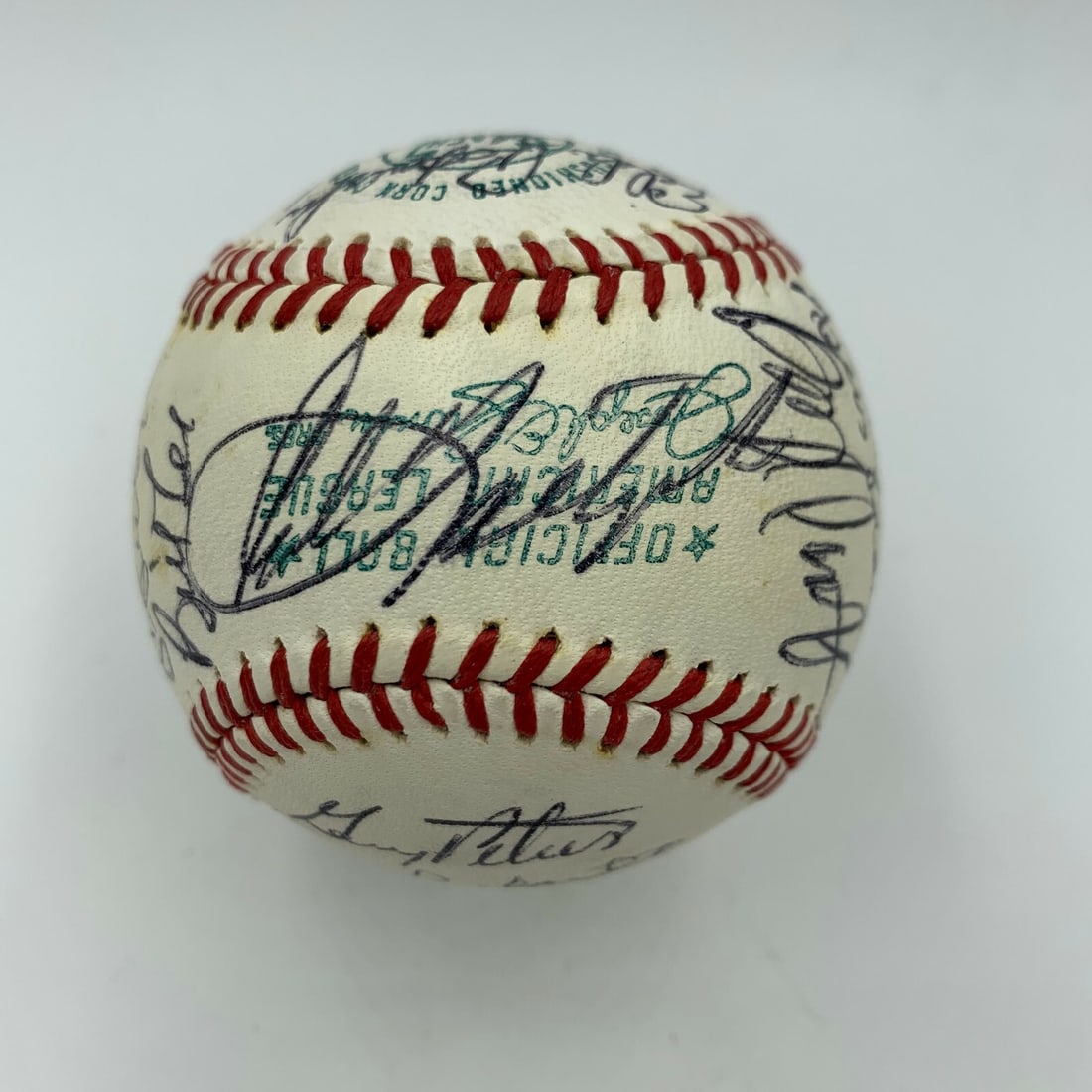 1971 Boston Red Sox Team Signed Baseball with Carl Yastrzemski (1 of 7)