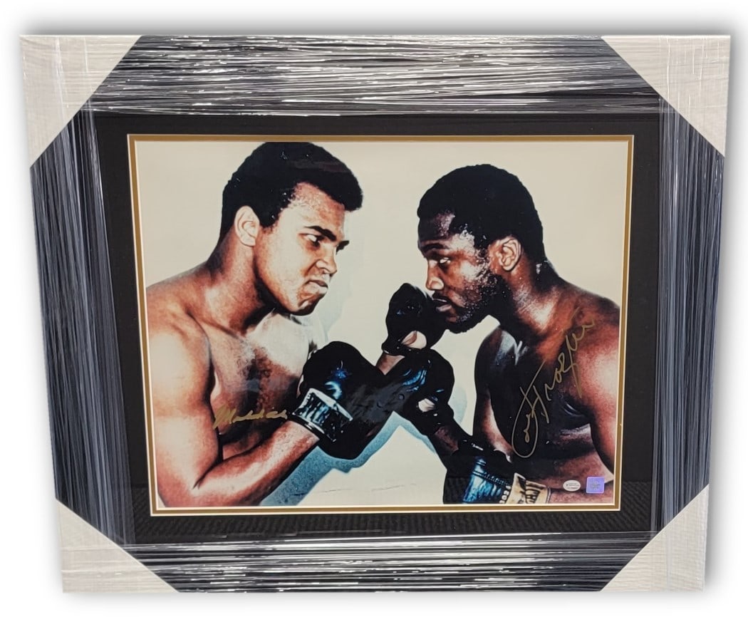 Muhammad Ali Joe Frazier Dual Signed 16x20 Photo Authenticated by Online Authentics (1 of 4)