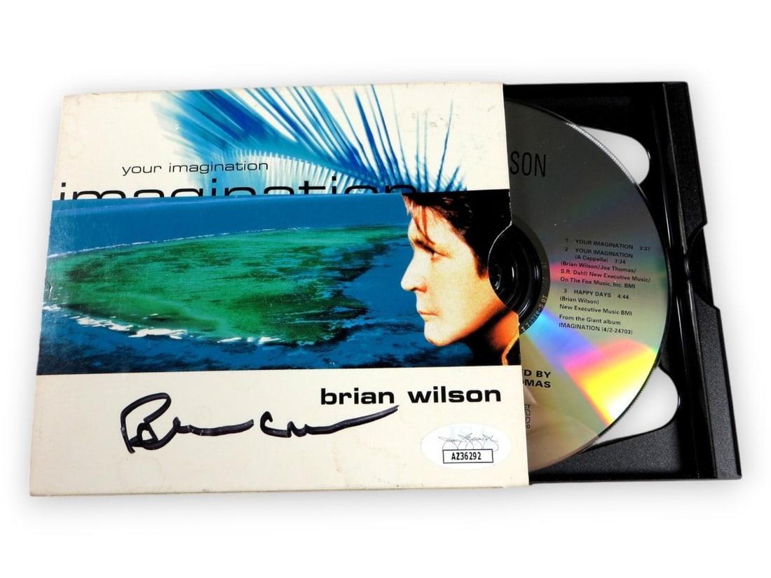 Brian Wilson Autographed CD Cover Beach Boys JSA Certified (1 of 3)