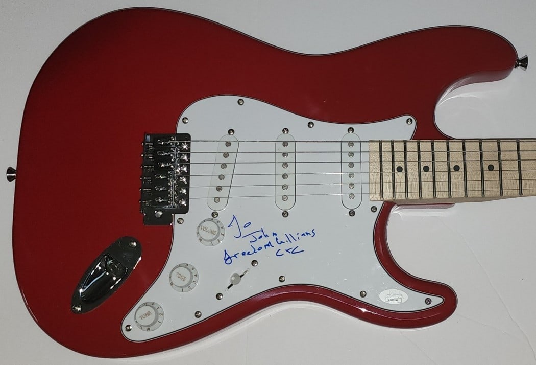 Freedom Williams Autographed Guitar C+C Music Factory JSA Certified (1 of 4)