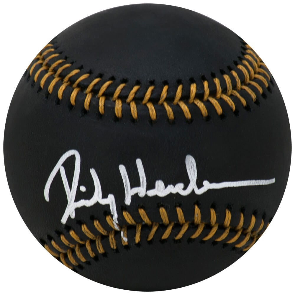 Rickey Henderson Signed Rawlings MLB Baseball with Sports COA (1 of 1)