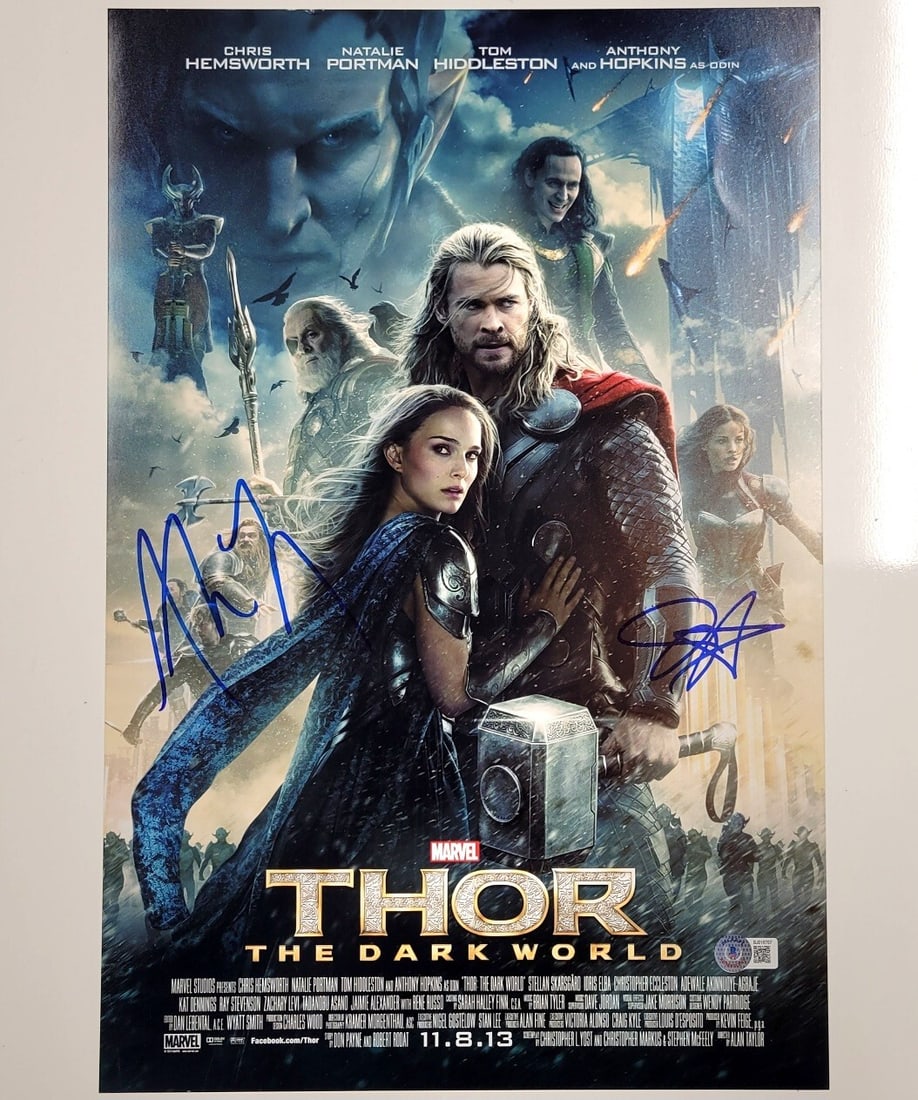 Jaimie Alexander Signed Thor 12x18 Photo Poster Beckett Authenticated (1 of 6)